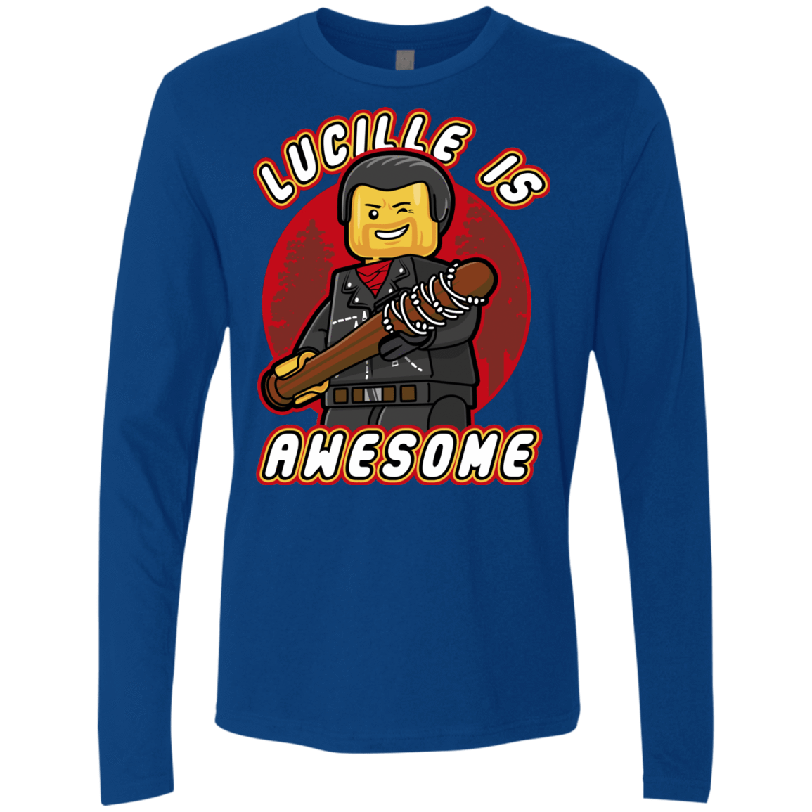 T-Shirts Royal / Small Lucille is Awesome Men's Premium Long Sleeve