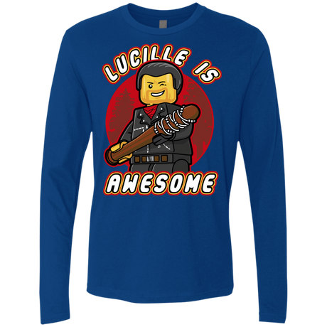T-Shirts Royal / Small Lucille is Awesome Men's Premium Long Sleeve