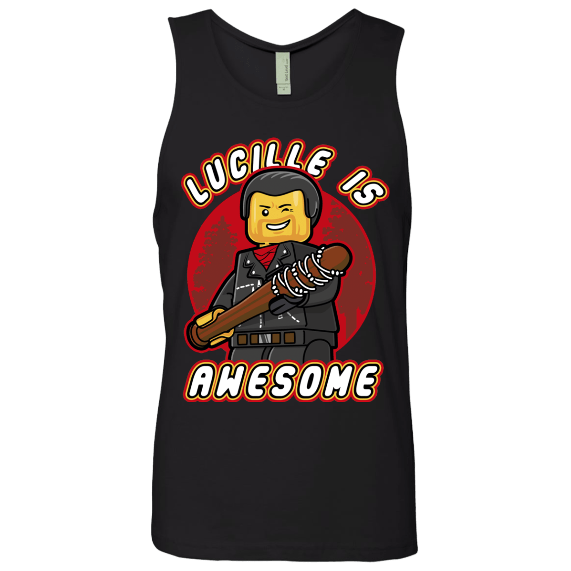 T-Shirts Black / Small Lucille is Awesome Men's Premium Tank Top