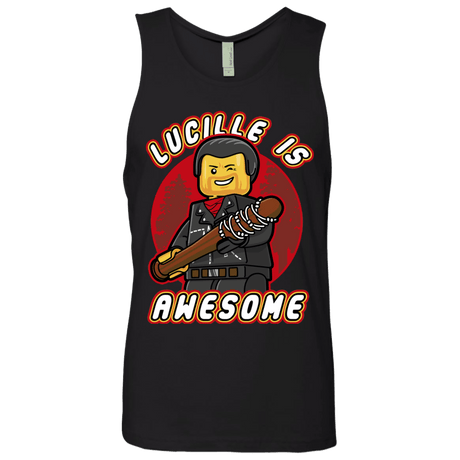 T-Shirts Black / Small Lucille is Awesome Men's Premium Tank Top