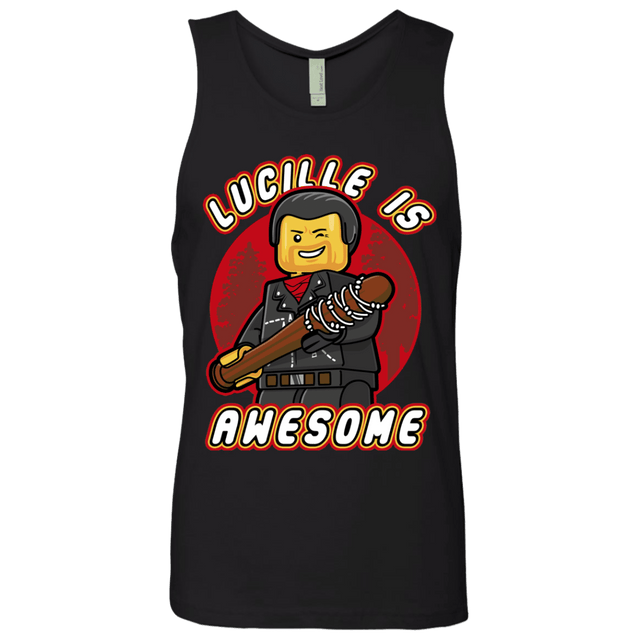 T-Shirts Black / Small Lucille is Awesome Men's Premium Tank Top