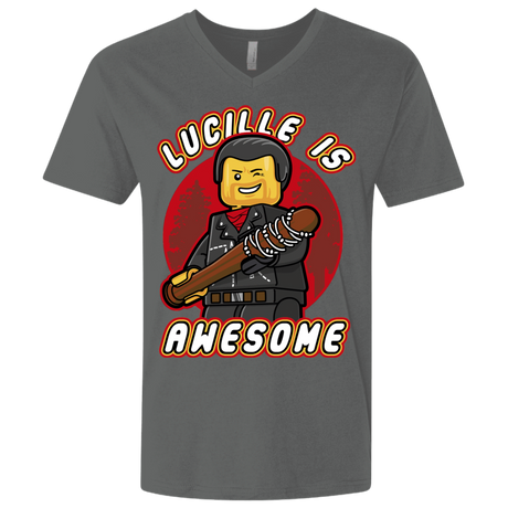 T-Shirts Heavy Metal / X-Small Lucille is Awesome Men's Premium V-Neck