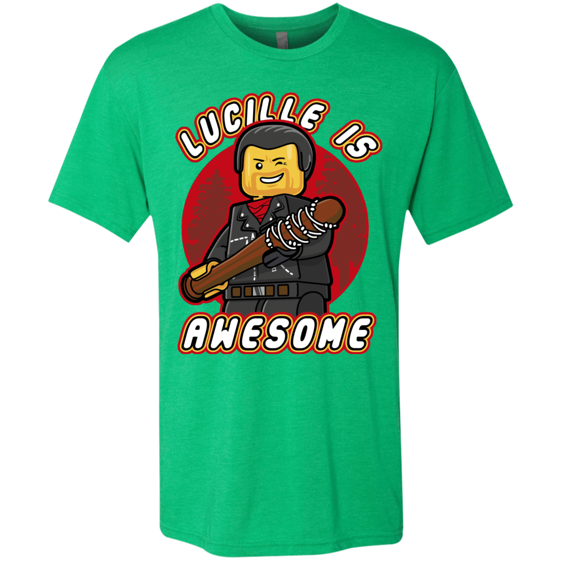 T-Shirts Envy / Small Lucille is Awesome Men's Triblend T-Shirt