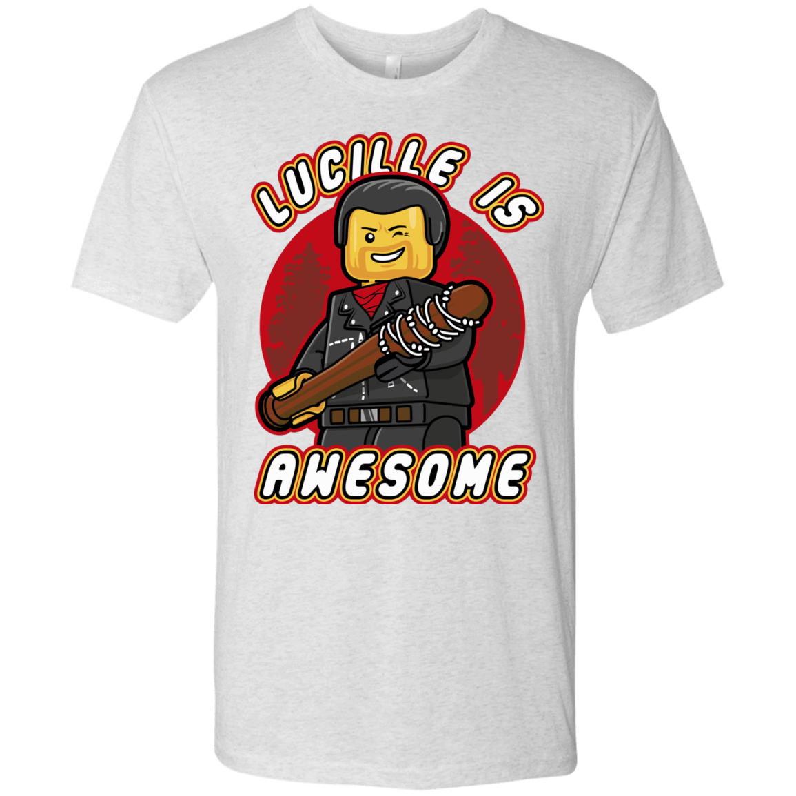 T-Shirts Heather White / Small Lucille is Awesome Men's Triblend T-Shirt