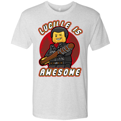 T-Shirts Heather White / Small Lucille is Awesome Men's Triblend T-Shirt