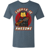 T-Shirts Indigo / Small Lucille is Awesome Men's Triblend T-Shirt