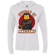 T-Shirts Heather White / X-Small Lucille is Awesome Triblend Long Sleeve Hoodie Tee
