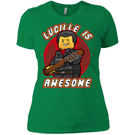 T-Shirts Kelly Green / X-Small Lucille is Awesome Women's Premium T-Shirt