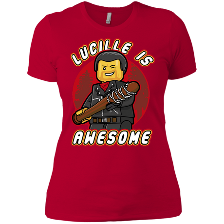 T-Shirts Red / X-Small Lucille is Awesome Women's Premium T-Shirt
