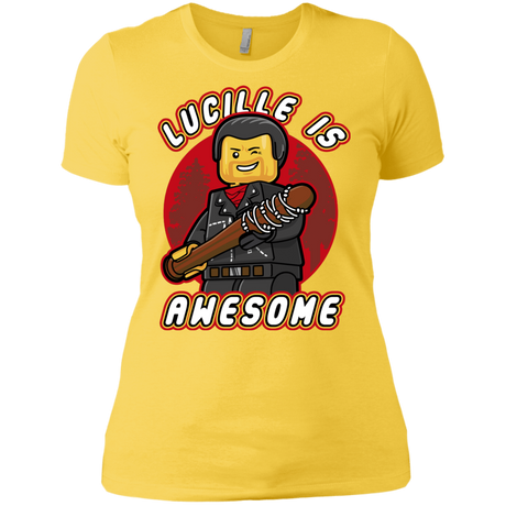 T-Shirts Vibrant Yellow / X-Small Lucille is Awesome Women's Premium T-Shirt