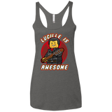 T-Shirts Premium Heather / X-Small Lucille is Awesome Women's Triblend Racerback Tank