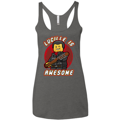 T-Shirts Premium Heather / X-Small Lucille is Awesome Women's Triblend Racerback Tank