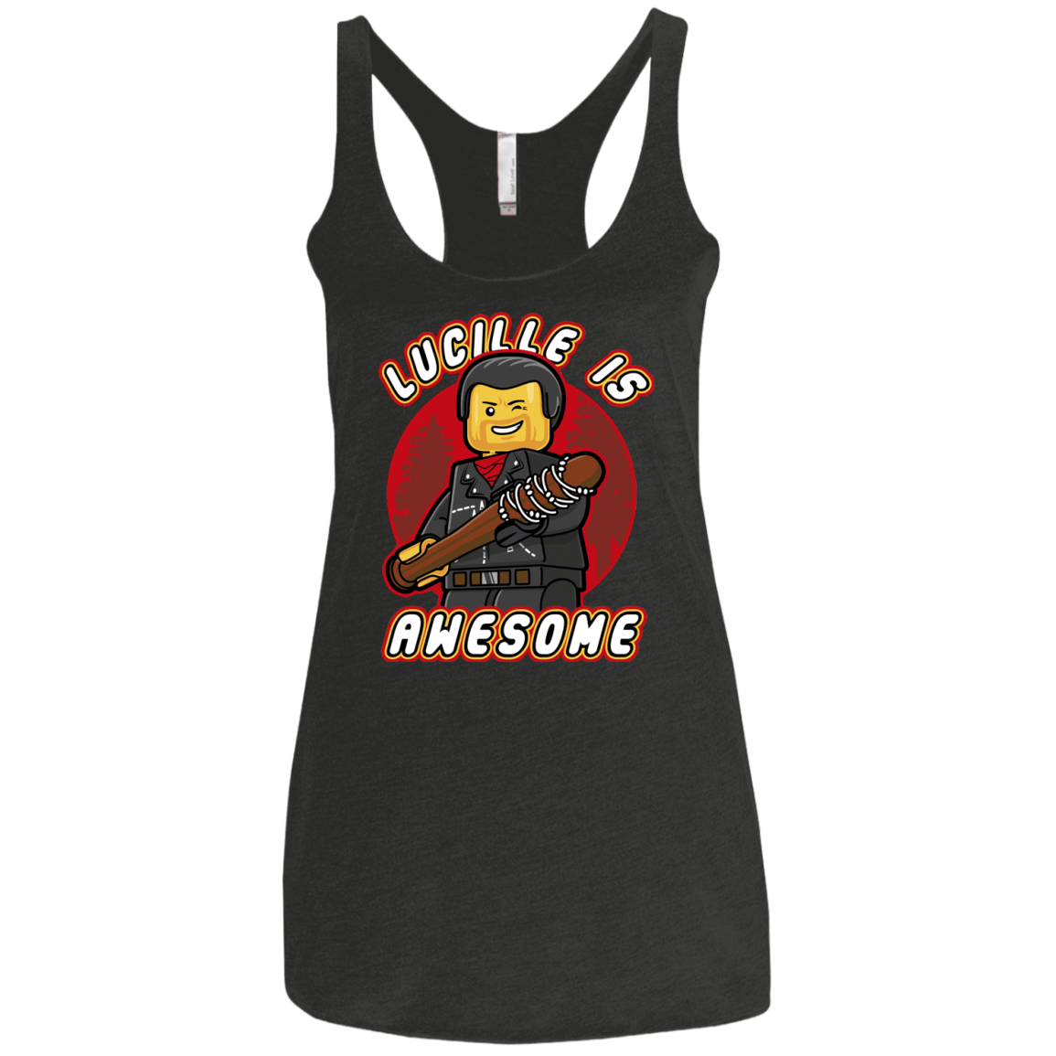 T-Shirts Vintage Black / X-Small Lucille is Awesome Women's Triblend Racerback Tank