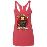 T-Shirts Vintage Red / X-Small Lucille is Awesome Women's Triblend Racerback Tank