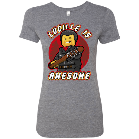 T-Shirts Premium Heather / Small Lucille is Awesome Women's Triblend T-Shirt