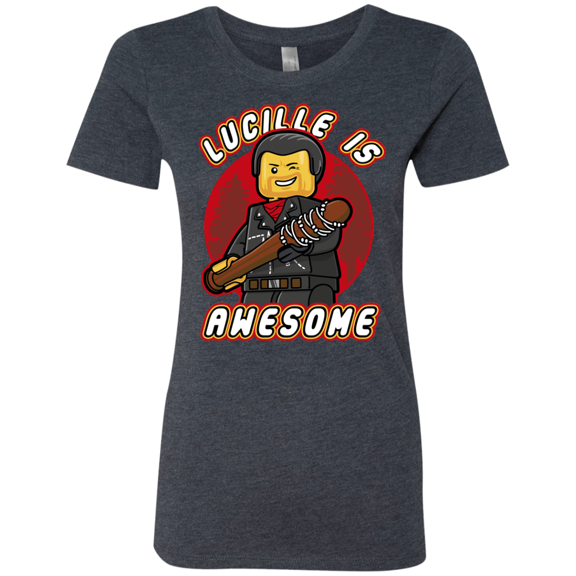 T-Shirts Vintage Navy / Small Lucille is Awesome Women's Triblend T-Shirt