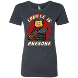 T-Shirts Vintage Navy / Small Lucille is Awesome Women's Triblend T-Shirt