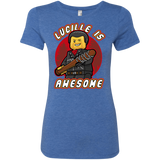 T-Shirts Vintage Royal / Small Lucille is Awesome Women's Triblend T-Shirt