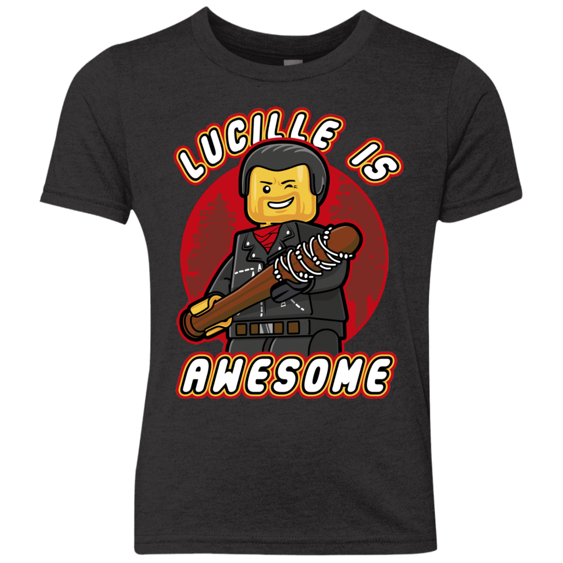 T-Shirts Vintage Black / YXS Lucille is Awesome Youth Triblend T-Shirt
