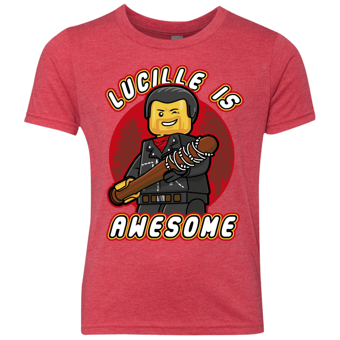 T-Shirts Vintage Red / YXS Lucille is Awesome Youth Triblend T-Shirt