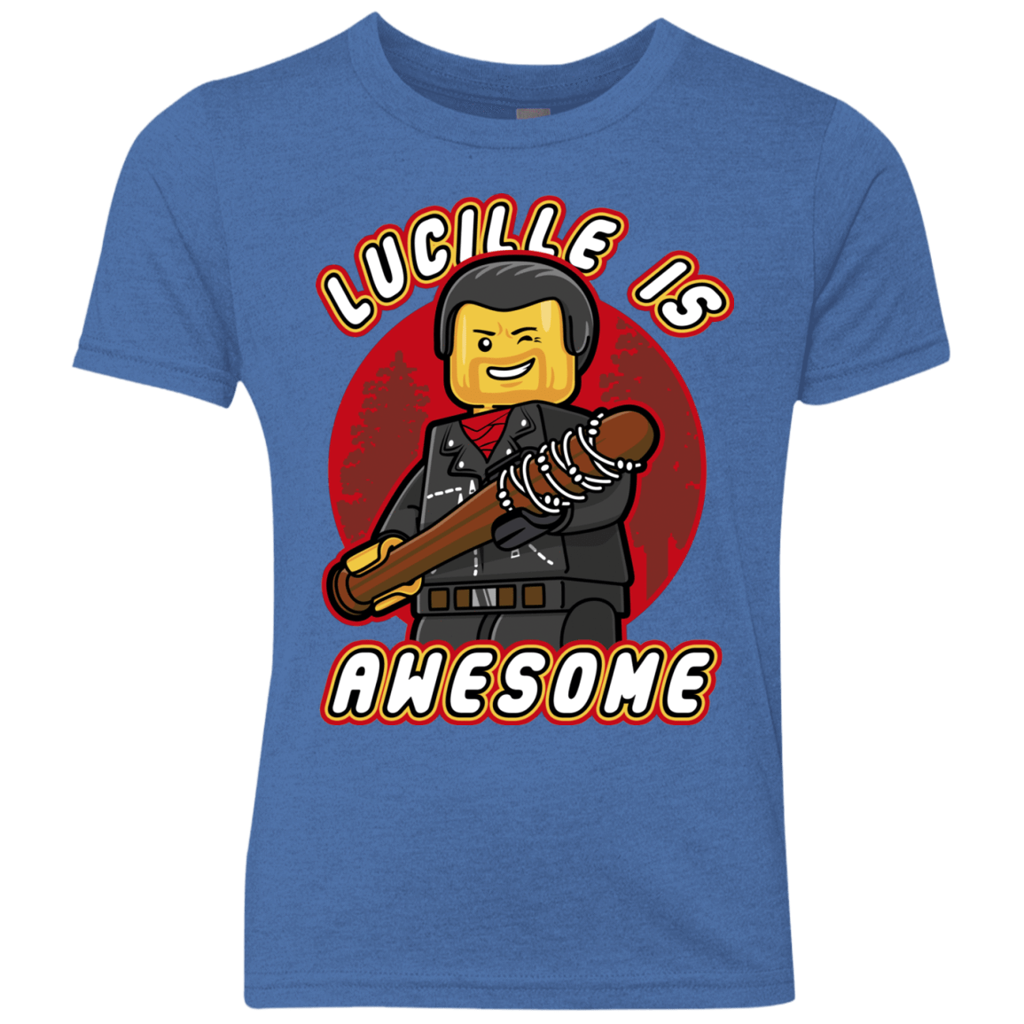 T-Shirts Vintage Royal / YXS Lucille is Awesome Youth Triblend T-Shirt