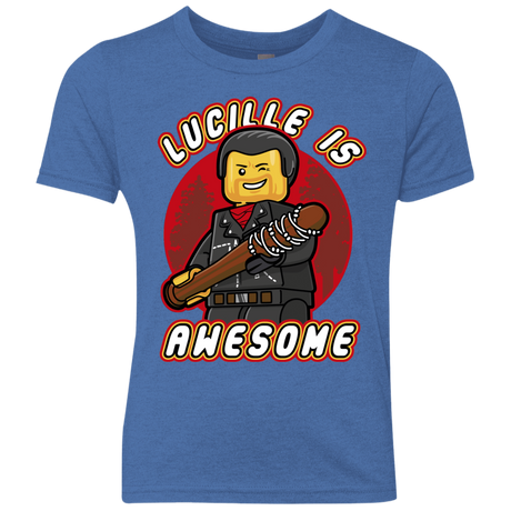 T-Shirts Vintage Royal / YXS Lucille is Awesome Youth Triblend T-Shirt