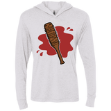 T-Shirts Heather White / X-Small Lucille Triblend Long Sleeve Hoodie Tee