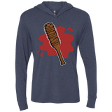 T-Shirts Vintage Navy / X-Small Lucille Triblend Long Sleeve Hoodie Tee