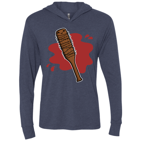 T-Shirts Vintage Navy / X-Small Lucille Triblend Long Sleeve Hoodie Tee