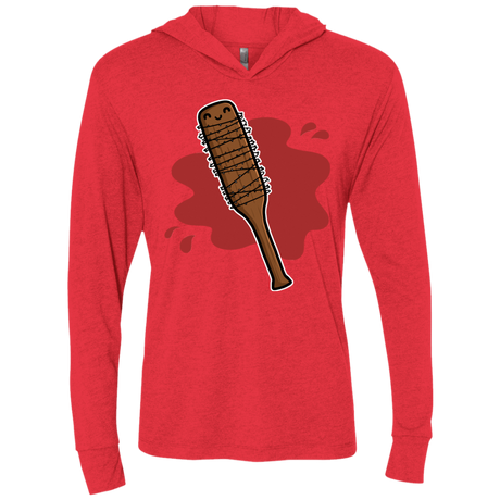 T-Shirts Vintage Red / X-Small Lucille Triblend Long Sleeve Hoodie Tee