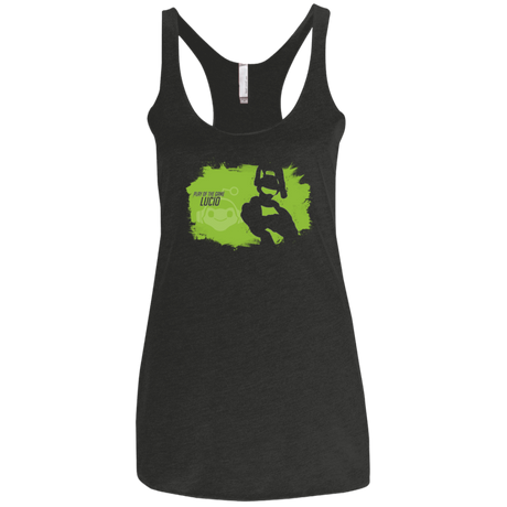 T-Shirts Vintage Black / X-Small Lucio Base Women's Triblend Racerback Tank