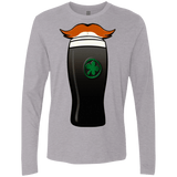 T-Shirts Heather Grey / Small Luck of The Irish Men's Premium Long Sleeve