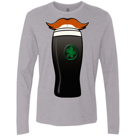 T-Shirts Heather Grey / Small Luck of The Irish Men's Premium Long Sleeve
