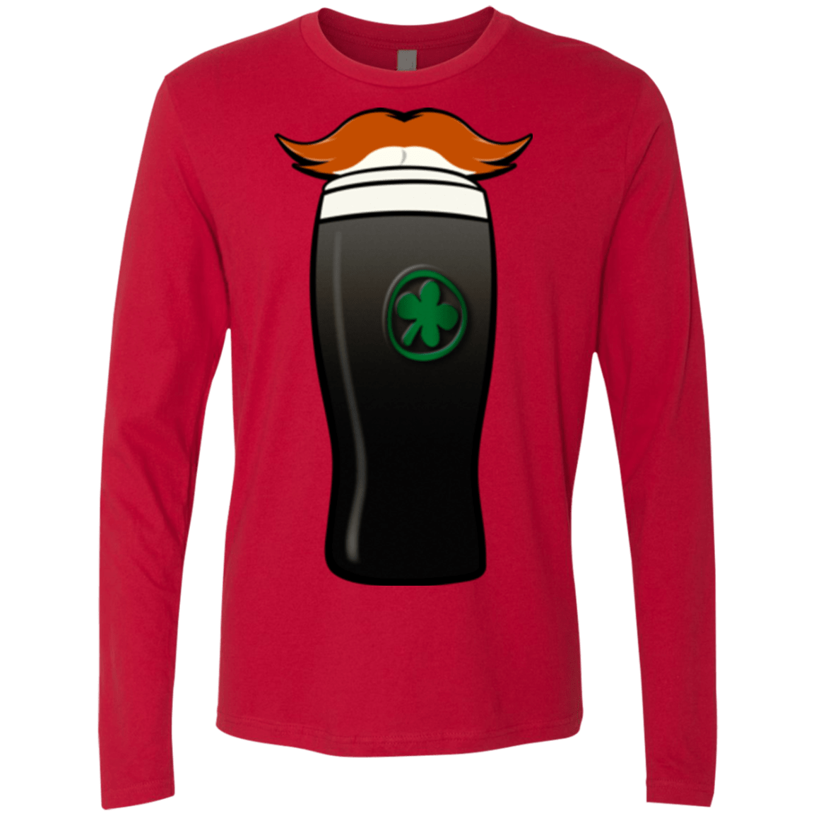 T-Shirts Red / Small Luck of The Irish Men's Premium Long Sleeve