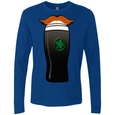 T-Shirts Royal / Small Luck of The Irish Men's Premium Long Sleeve