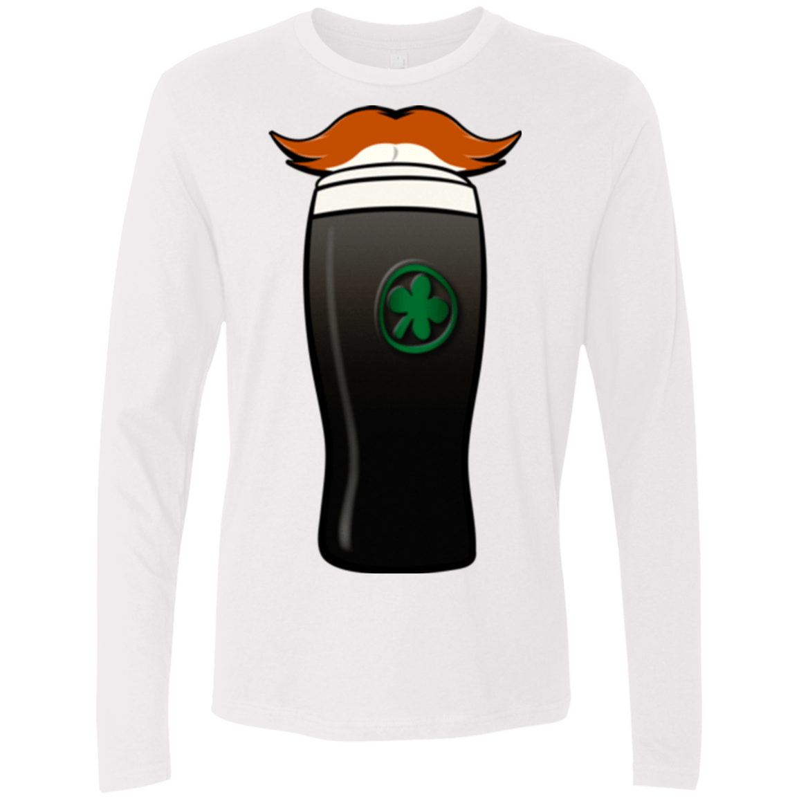 T-Shirts White / Small Luck of The Irish Men's Premium Long Sleeve
