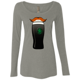 T-Shirts Venetian Grey / Small Luck of The Irish Women's Triblend Long Sleeve Shirt