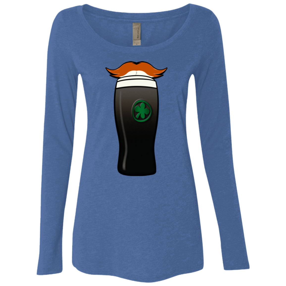 T-Shirts Vintage Royal / Small Luck of The Irish Women's Triblend Long Sleeve Shirt