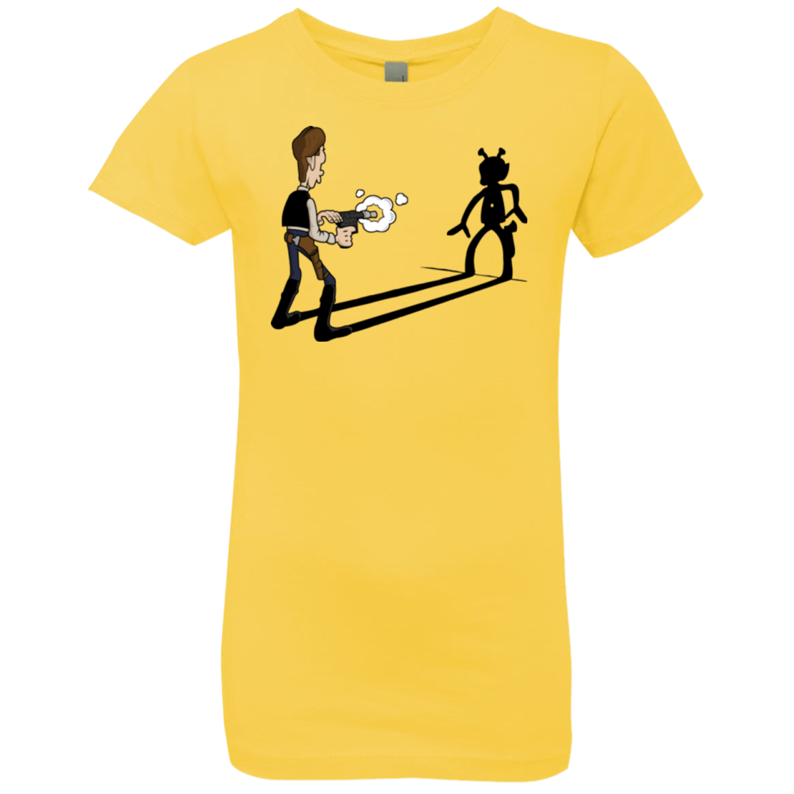 T-Shirts Vibrant Yellow / YXS Lucky Han Girls Premium T-Shirt