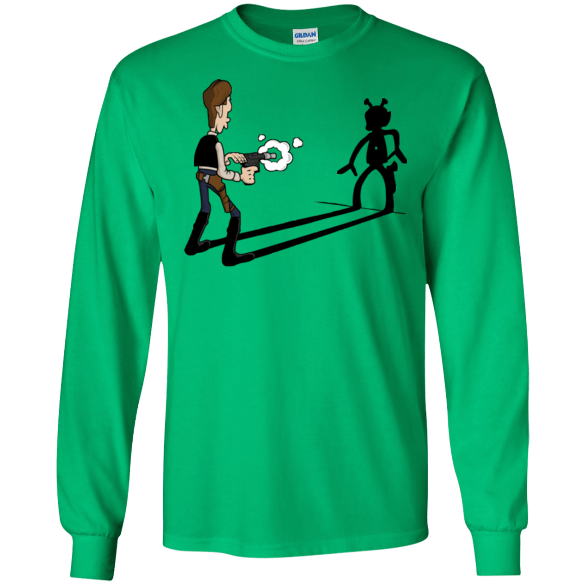 T-Shirts Irish Green / S Lucky Han Men's Long Sleeve T-Shirt