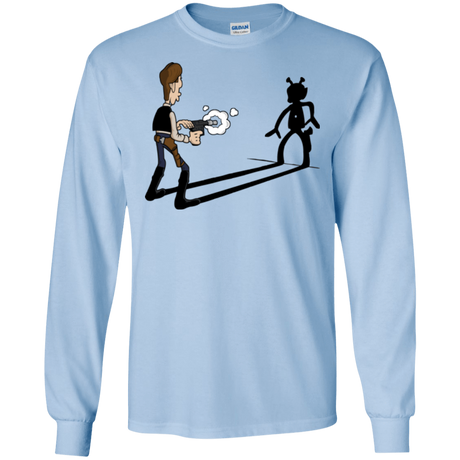 T-Shirts Light Blue / S Lucky Han Men's Long Sleeve T-Shirt