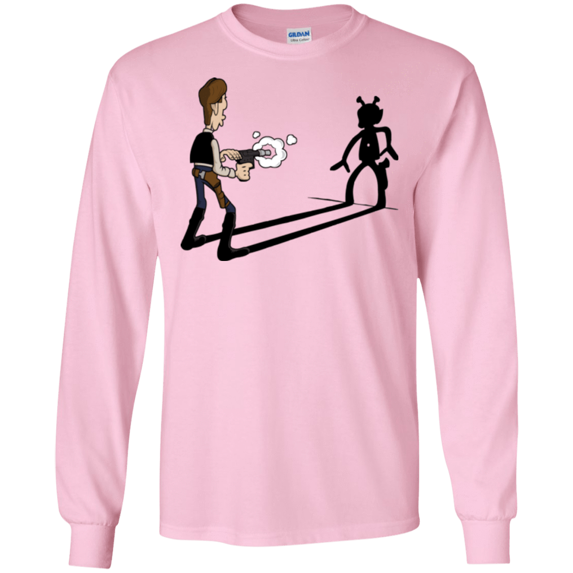 T-Shirts Light Pink / S Lucky Han Men's Long Sleeve T-Shirt