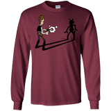 T-Shirts Maroon / S Lucky Han Men's Long Sleeve T-Shirt