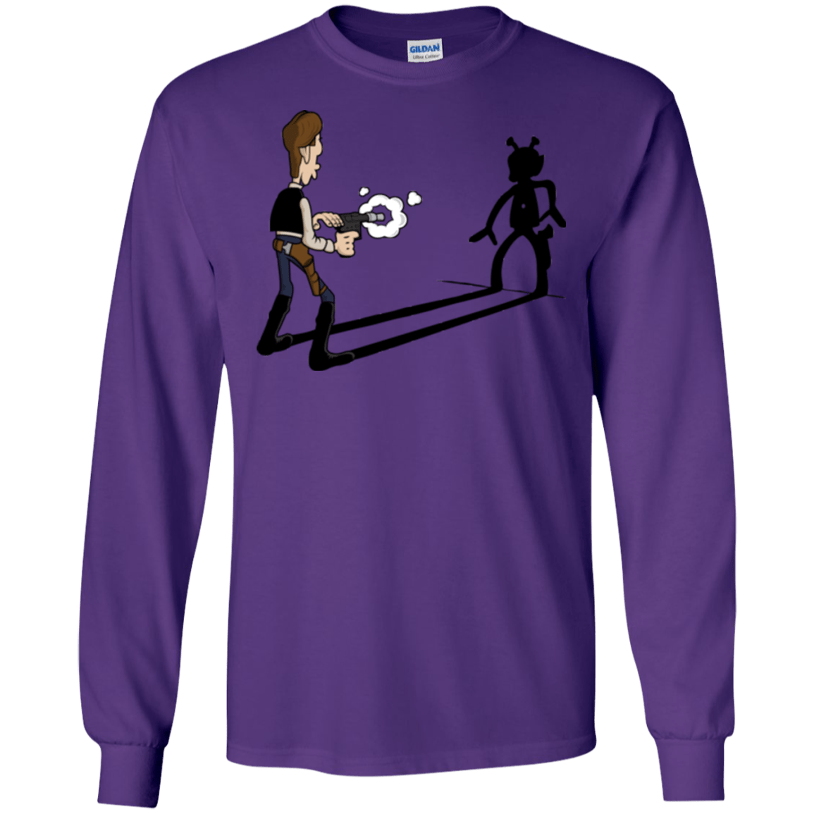 T-Shirts Purple / S Lucky Han Men's Long Sleeve T-Shirt