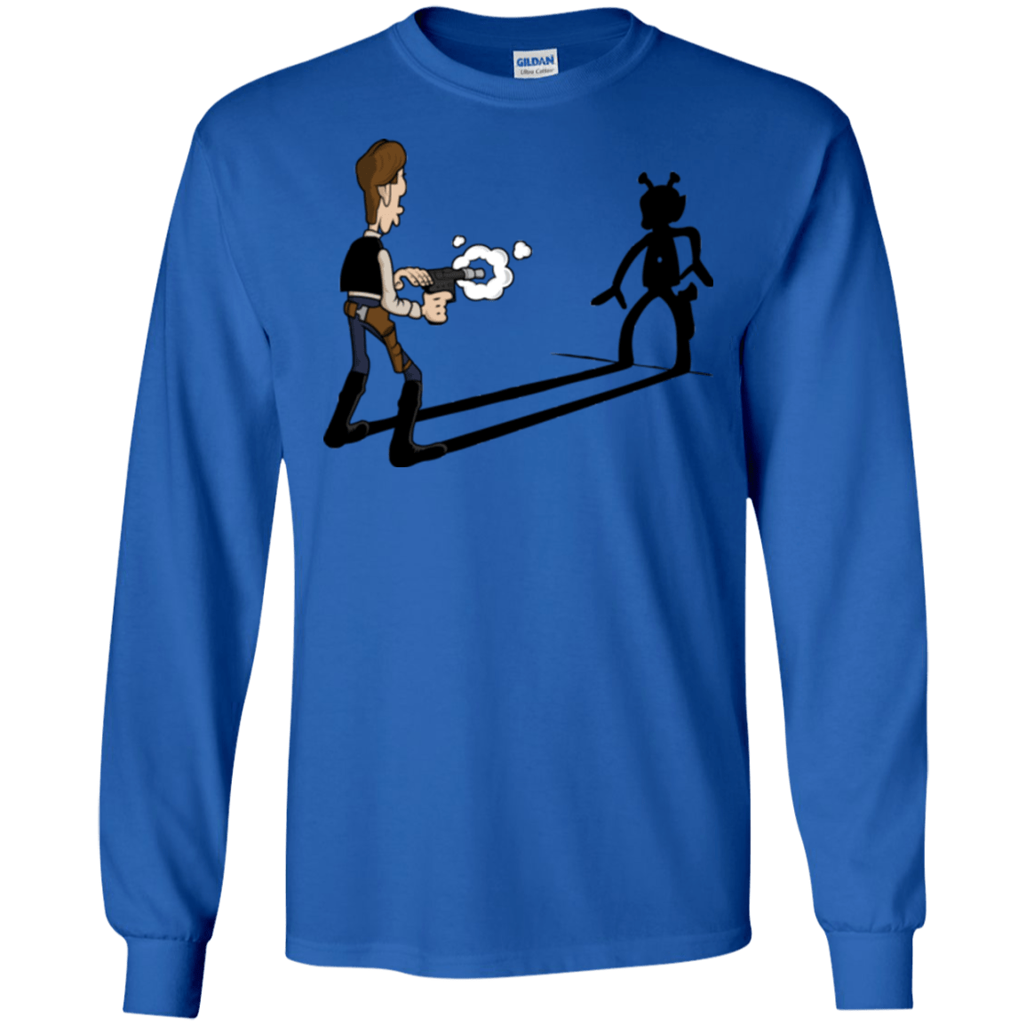 T-Shirts Royal / S Lucky Han Men's Long Sleeve T-Shirt