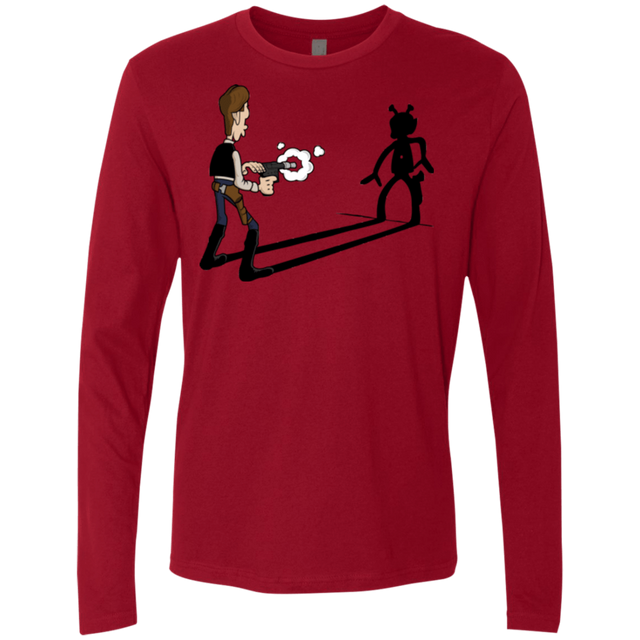 T-Shirts Cardinal / S Lucky Han Men's Premium Long Sleeve