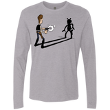 T-Shirts Heather Grey / S Lucky Han Men's Premium Long Sleeve