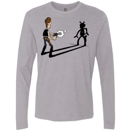 T-Shirts Heather Grey / S Lucky Han Men's Premium Long Sleeve