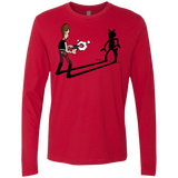 T-Shirts Red / S Lucky Han Men's Premium Long Sleeve