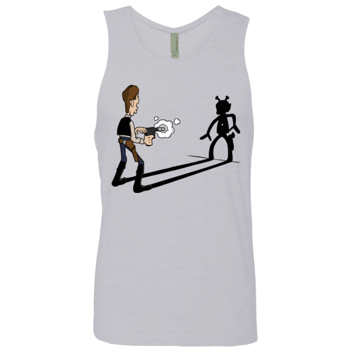 T-Shirts Heather Grey / S Lucky Han Men's Premium Tank Top